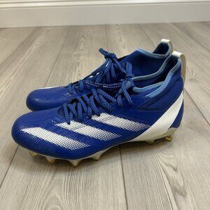 Adidas Adizero Impact Football Cleats Royal Blue White Men's Size 11.5 IF2456